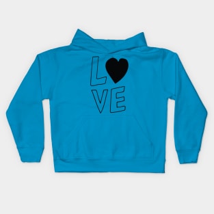 Love Heart Design Kids Hoodie